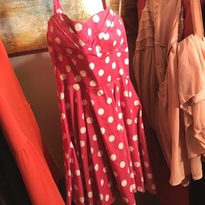 1950’s Polka Dot Halter Dress